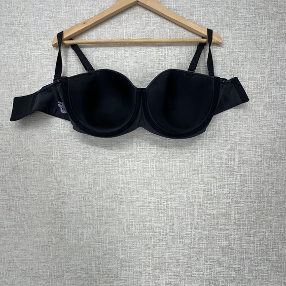 Skims Bra Womens 36DD Black Underwire T Shirt Convertible Padded Lined Everyday - Picture 6 of 8